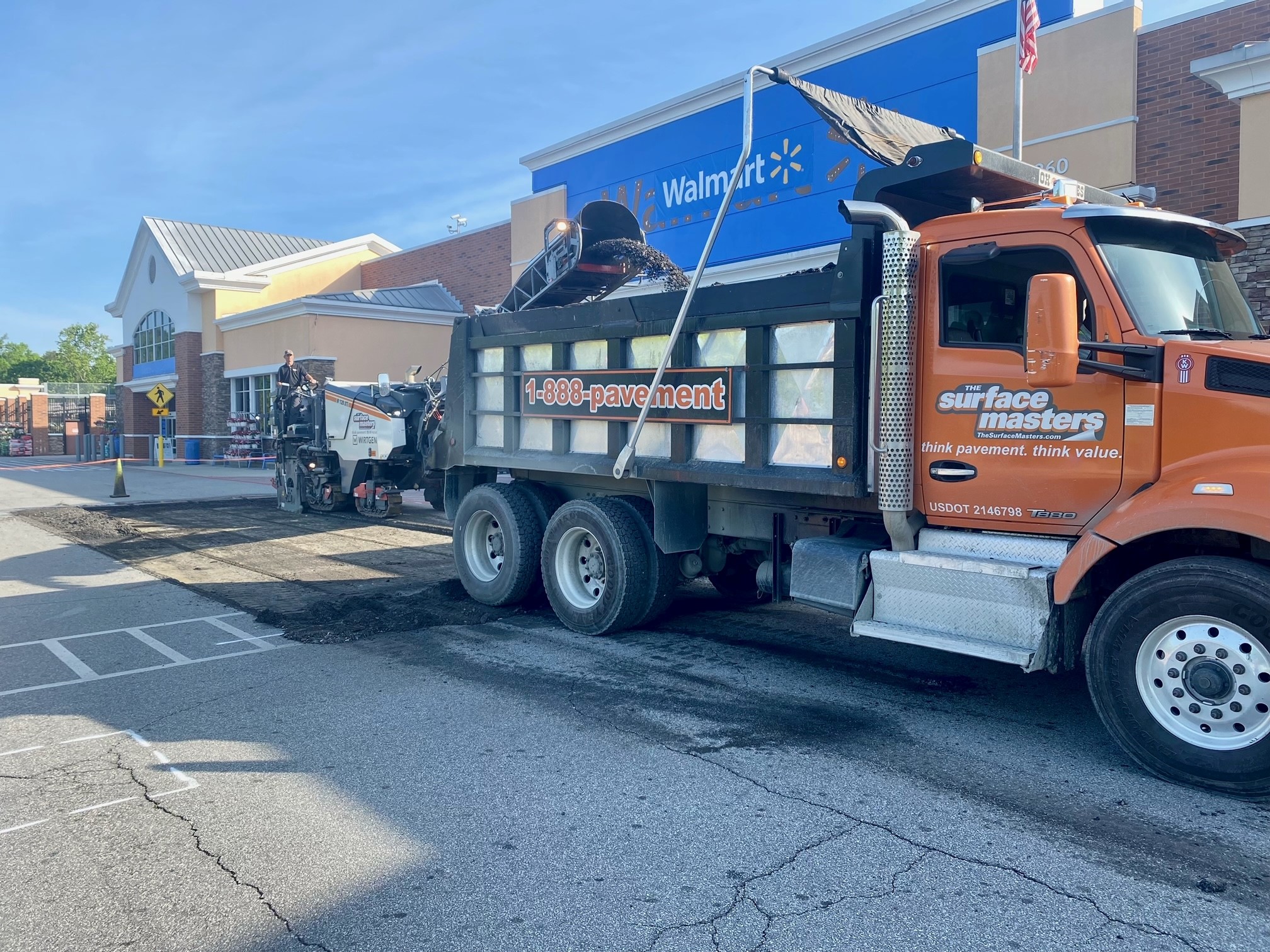 Asphalt Parking Lot Paving For Retail Businesses